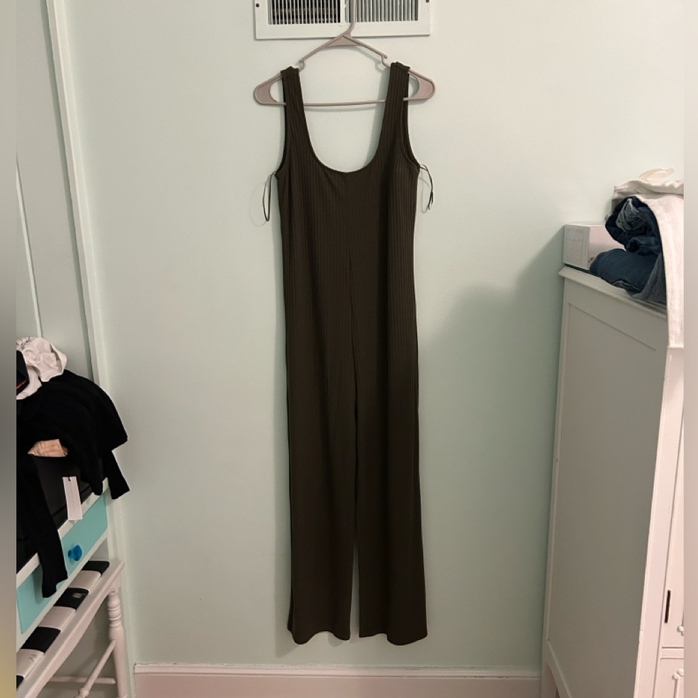 Ripe Bobby Ridge jumpsuit in khaki size small nwot maternity - Picture 3 of 3